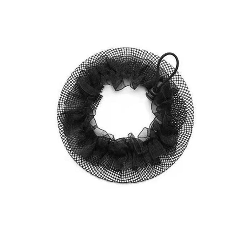 Product Introduction of Accessories Adjustable Ballet Hair Net Drawstring Style Fashion Headwear Elastic Hair Net Elegant Hair Styling Girl Bun Cover Snood Women 10