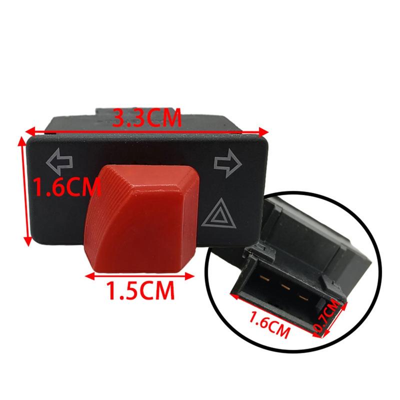 Nút Công Tắc Khởi Động Tín Hiệu Rẽ, Cho Xe Tay Ga, Cho GY6, Cho 50cc Và 125cc, Công Tắc 2