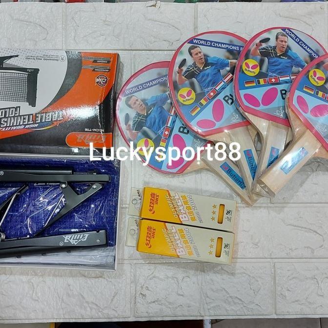 promo spesial Tenis Meja Butterfly MDF / Meja pingpong - Merah 5
