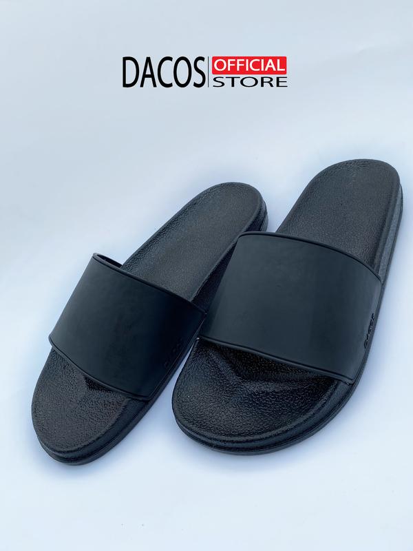 Dép quai ngang nam, nữ đen trơn - NT (size 35-44)