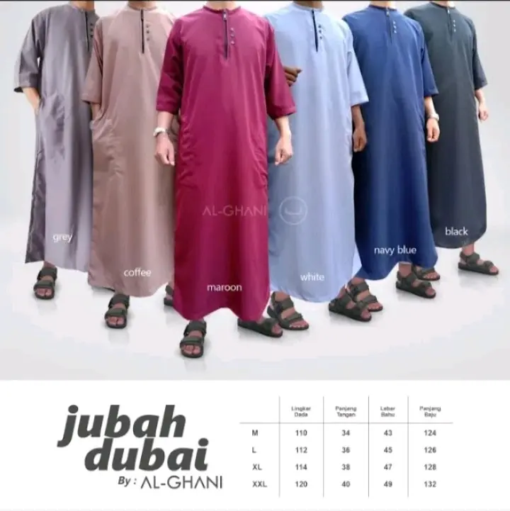 jubah dubai jubah pria dewasa