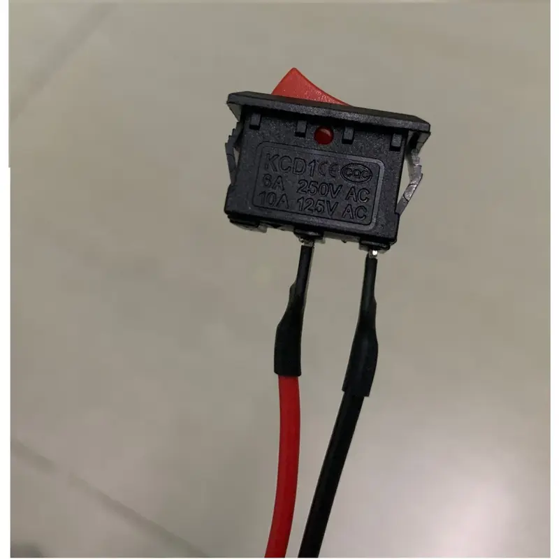 Công Tắc Bập Bênh 6A/250V 2 Chân 2 Chế Độ ON-OFF KÈM DÂY Phụ Kiện 2