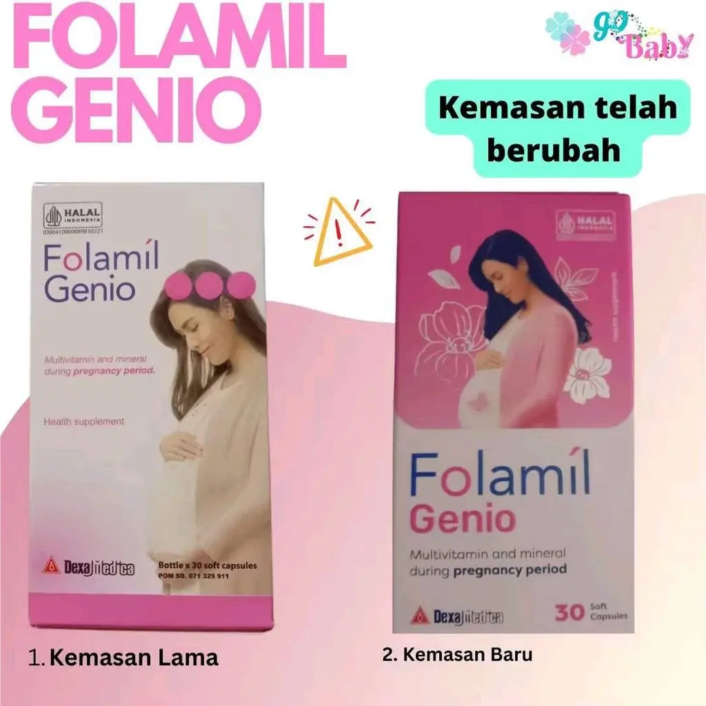 FOLAMIL GENIO VITAMIN HAMIL DAN MENYUSUI