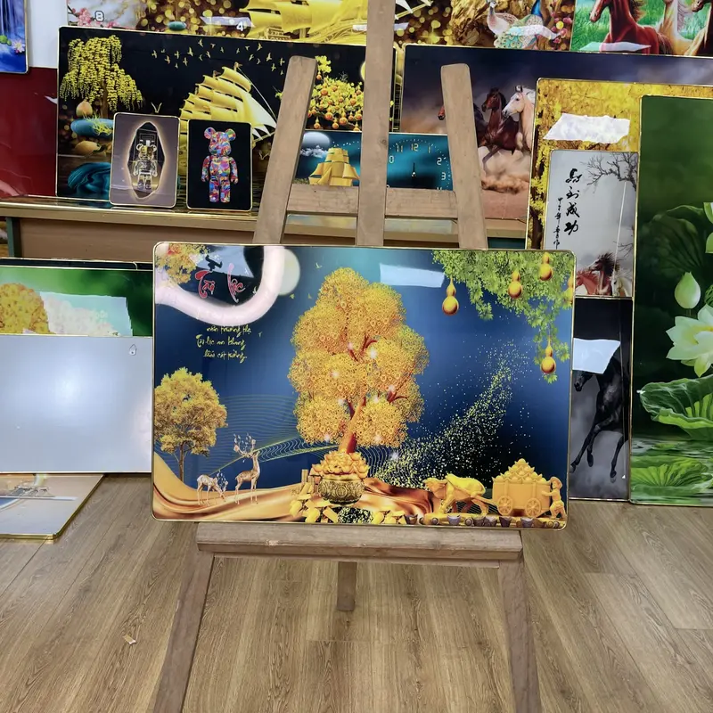 [ TRANH TRÁNG GƯƠNG ]  TRANH HƯU NAI TÀI LỘC  , TRANG TRÍ PHÒNG KHÁCH , PHONG LÀM VIỆC , KHÁCH SẠN , CẦU THANG ,... Decor Tường Treo Tường 1