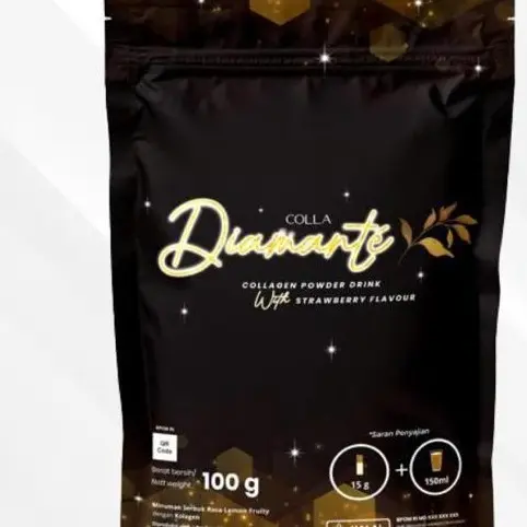 Diamante perasa bubuk rasa stroberi