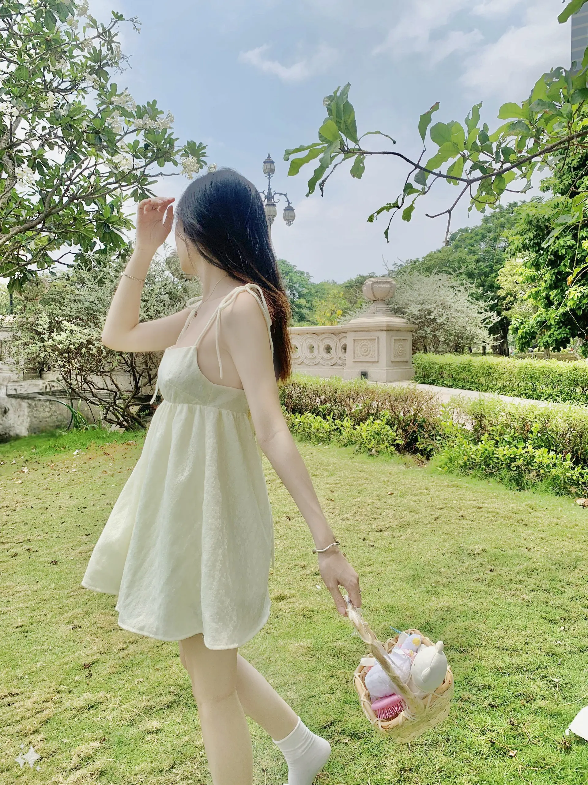 (XẢ KHO) Aurora Dress - ĐẦM BABYDOLL CỘT NƠ MÙA HÈ | BigBuy360 - bigbuy360.vn