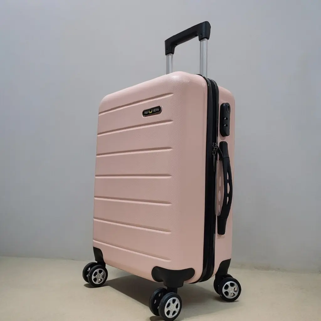 Suitcase 20 inch v 001 fiber polo Vienna free packing bubble wrap suitcase import, lowest price and quality