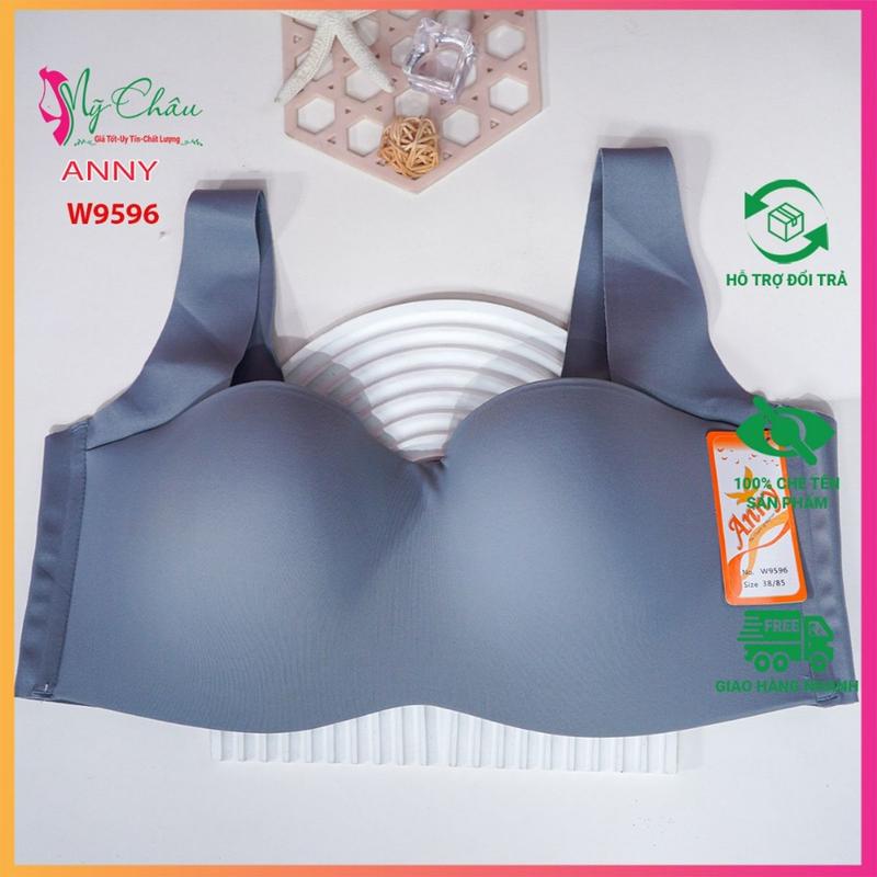 Áo ngực bigsize có gọng su đúc Thái lan 9596 bản to không viền CÚP C cho ngực bự mặc áo dài đầm body size 34 đến 42