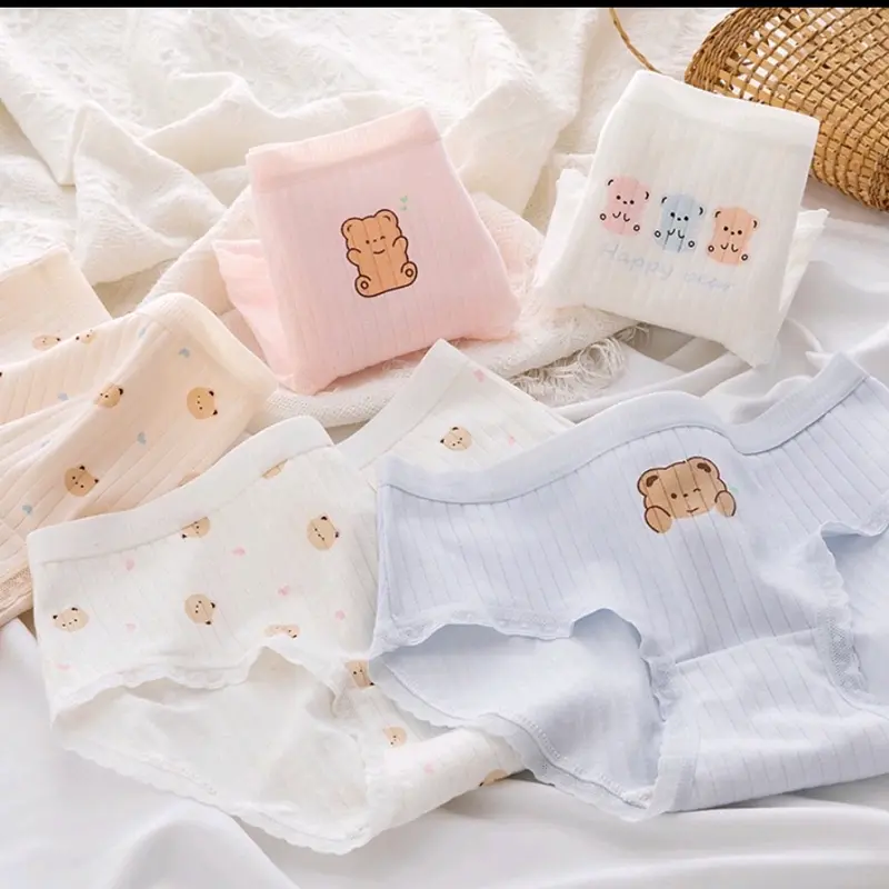 Celana Dalam Wanita Model Korea Cute Motif Katun 8
