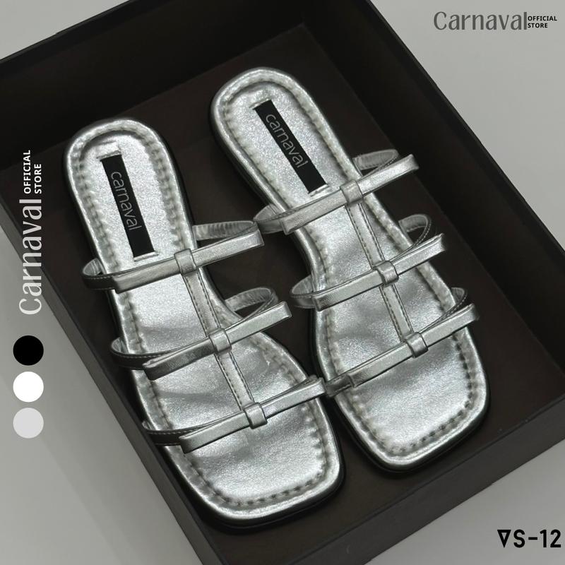 Dép Quai Rọ Nữ Dính Nơ Carnaval Xinh Xắn - Thiết Kế Thời Trang, Thoải Mái - VS12 1