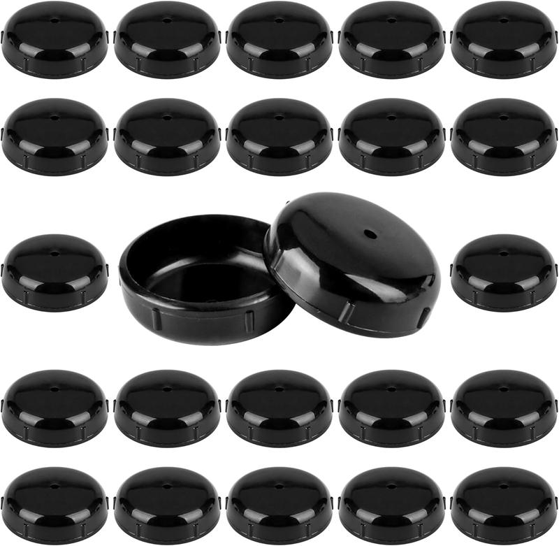 TikTok Shop 24 Pack Wrought Iron Patio Furniture Caps 1 1 2 inch Round Plastic Outdoor Chair Leg Caps Patio Chair Leg Caps for Metal Chairs Patio Furniture Replacement for Chairs Tables Black