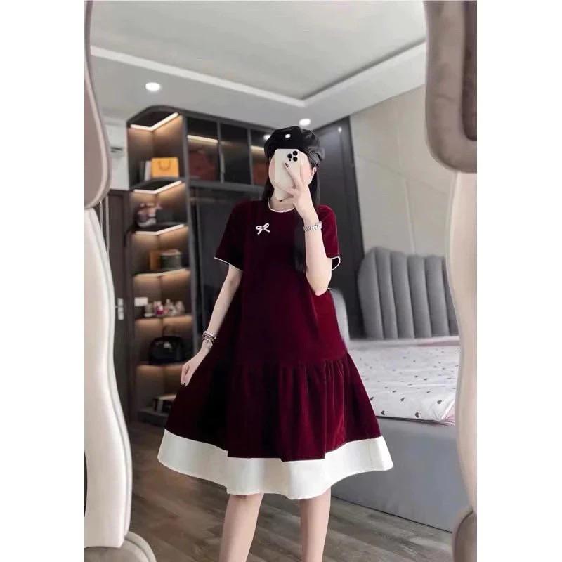 Váy bầu cộc thiết kế công sở lịch sự sang chảnh đẹp