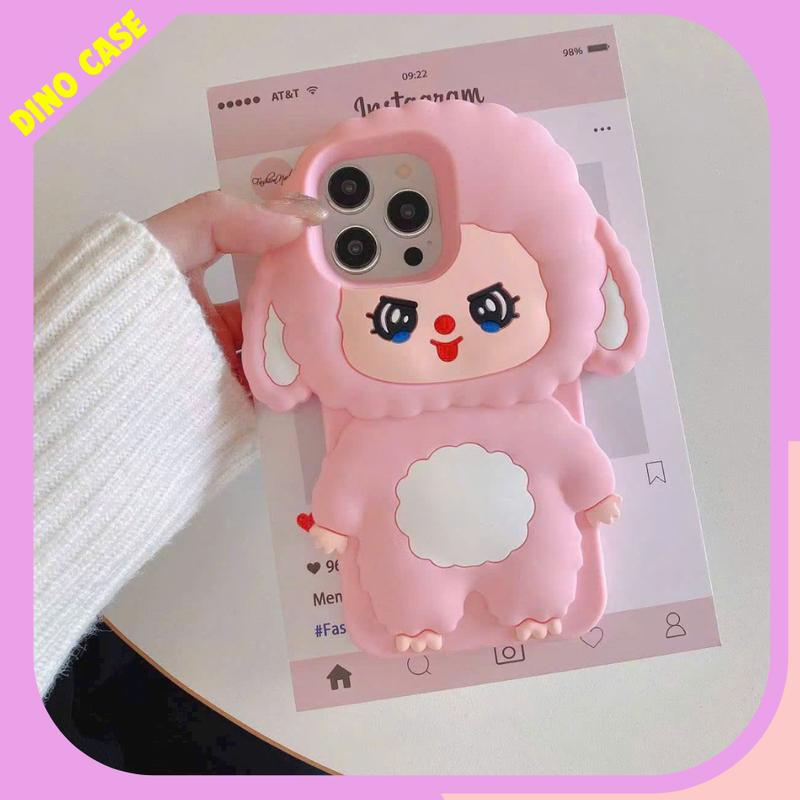 Ốp lưng iphone Silicon hoạ tiết Baby three Hồng Mắt Ướt 6plus/7plus/8plus/x/xs/xsmax/11/12/13/14/15/16/pro/plus/promax , phụ kiện case chống bẩn