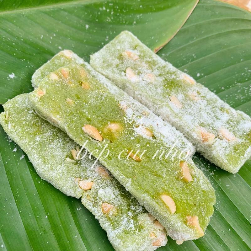 Kẹo chè lam vị cốm nếp, truyền thống 1kg-ít đường dẻo thơm - món ăn vặt truyền thống- food- Ăn vặt Snack Candy Chua 4