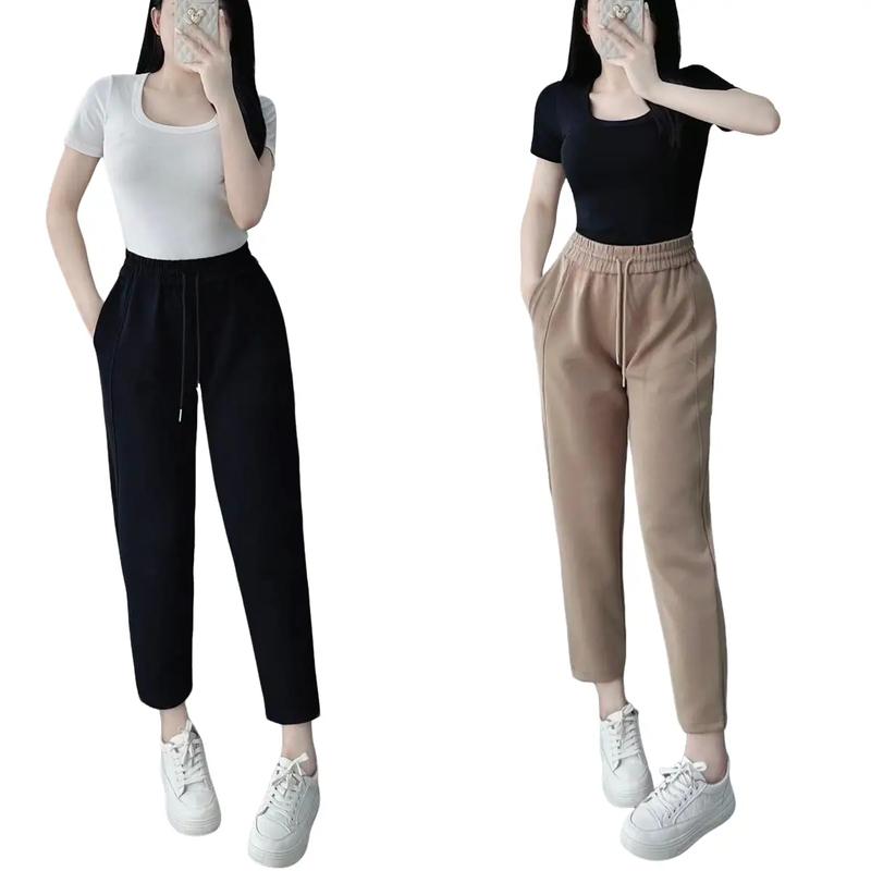 [ BIG SIZE 96KG ] Quần Baggy Nỉ Nữ Dáng Quần BIG SIZE Từ 40KG - 96KG Chất Umi Nỉ Dáng Baggy NEW 2023 Voi Pants Women  thanh lịch quần dài