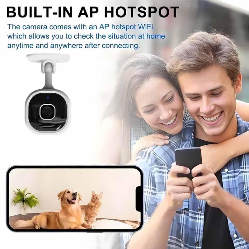 Product Introduction of Wireless Security Camera, USB Powered 1080P WiFi Network Monitoring Camera, Indoor Camera with Mobile APP Control, Pet Camera with Infrared Night Vision 6