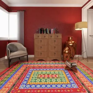 Karpet Turki Ostrich RETRO 205x240cm Permadani Tikar Lantai Piknik Sisa Ekspor Dubai Turkey Carpet