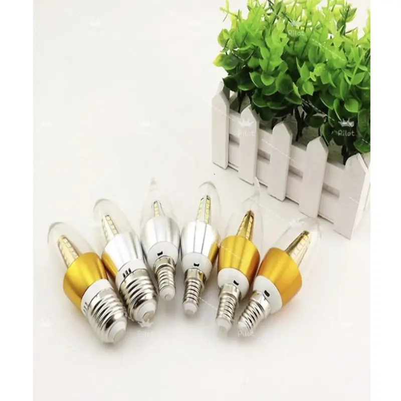 Lampu Candle Led Bohlam Smd 5 Watt E14/E27 Putih Kuning Terang Bagus White 2