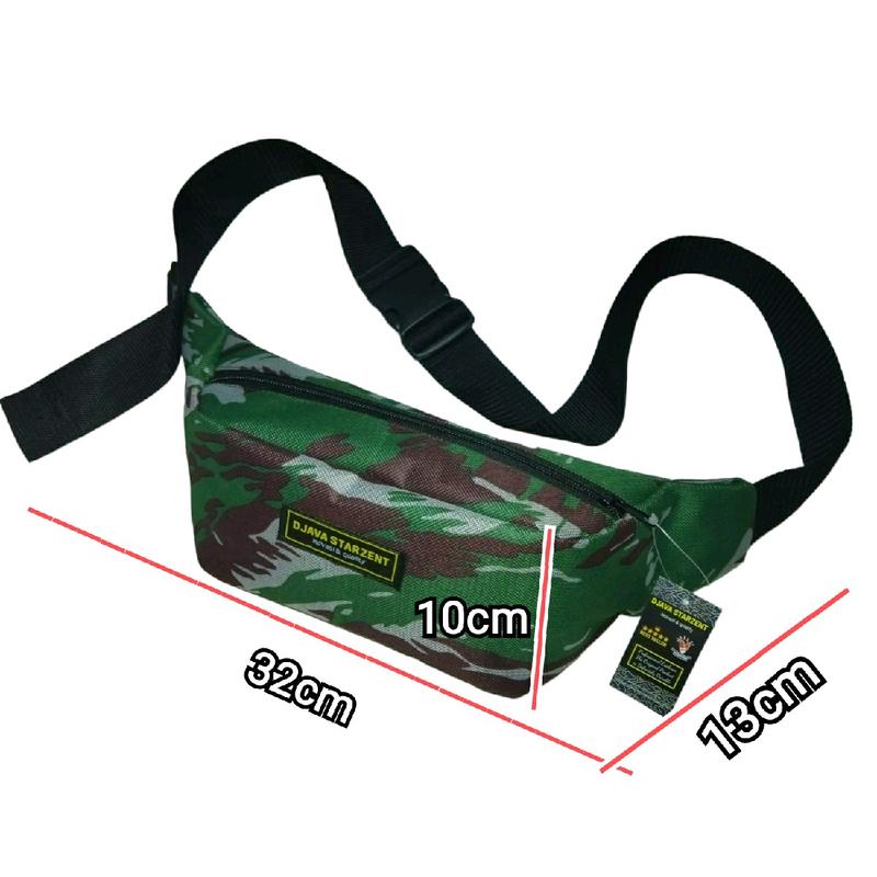 Promo COD Tas Waistbag Tas Selempang Pria Bahan Sintetis Premium Murah Kulit PU 2