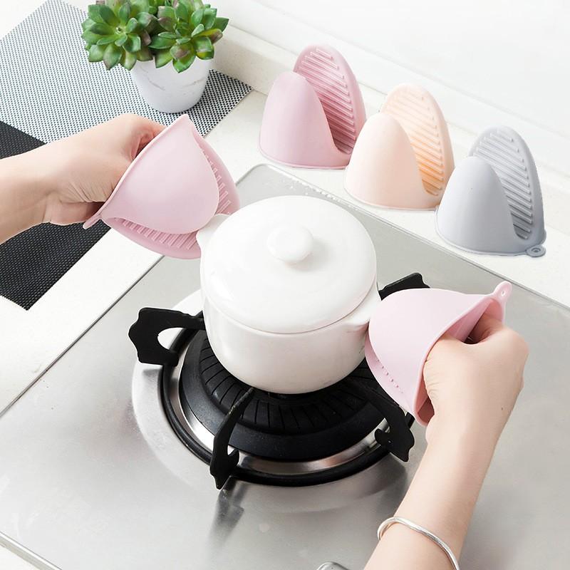【Hwang】Set 2 miếng nhấc nồi  - Lót tay nhấc nồi cao silicon cách nhiệt chịu nóng nhiều màu 0