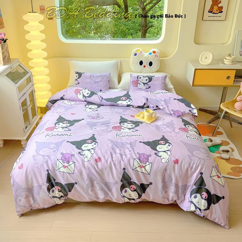 Chăn Phao Trần Bông Poly Cotton Siêu Nhẹ 1m8x2m Màu Hồng Ấm Mùa Đông Chăn ga gối Bảo Đức