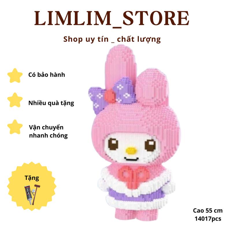 Trò chơi lắp ghép Melodyy 55cm Xinz Kèm búa đèn keo Bộ Lắp Ráp Xếp Hình Lắp Ráp Đồ Chơi Toy Tháo Lắp đồ chơilego Ghép Hình
