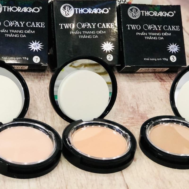 PHẤN TRANG ĐIỂM THORAKAO TRẮNG DA TWO WAY CAKE 13G