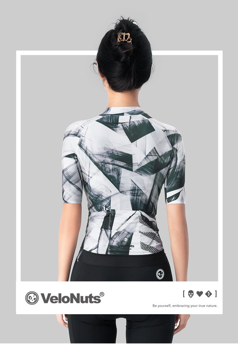 Product Introduction of ROCKBROS 【VNS】 Women Cycling Jersey Elastic Breathable Short Top Soft Comfortable Lightweight Bicycle Tight Tops YKK Zipper 12
