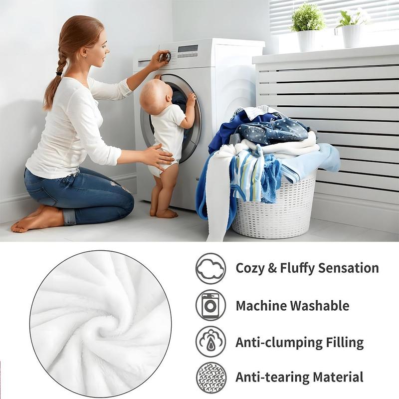 Football Team Pattern Flannel Blanket, Soft Comfortable Throw Blanket, Warm Napping Blanket for Home Office Camping Travel 3