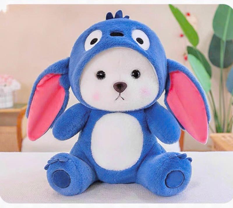  Gấu Lena Gấu Bông Lena xanh Gấu Bông Xinh Lena Lotso Đáng Yêu búp bê nhồi bông gấu xanh với mũ rời Toy Thú Bông Đồ Chơi Thú Nhồi Bông Voi Phát Nhạc gaubong lotomo capybara  đội bống truyện tranh ở đây xanh biển gấu  bông gấu  bông gấu  ú 