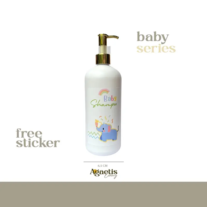 BOTOL WADAH REFILL SABUN CAIR BAYI PUMP BABY WASH LUXURY 0