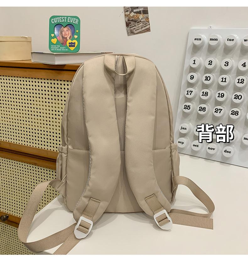 Product Introduction of Ba Lô Đơn Giản, Thời Trang Mới Mùa Thu 2024, Dành Cho Sinh Viên Đại Học Nữ, Phong Cách Mori, Cặp Sách Trong Khuôn Viên Trường Nhật Bản, Ba Lô Sức Chứa Lớn 6