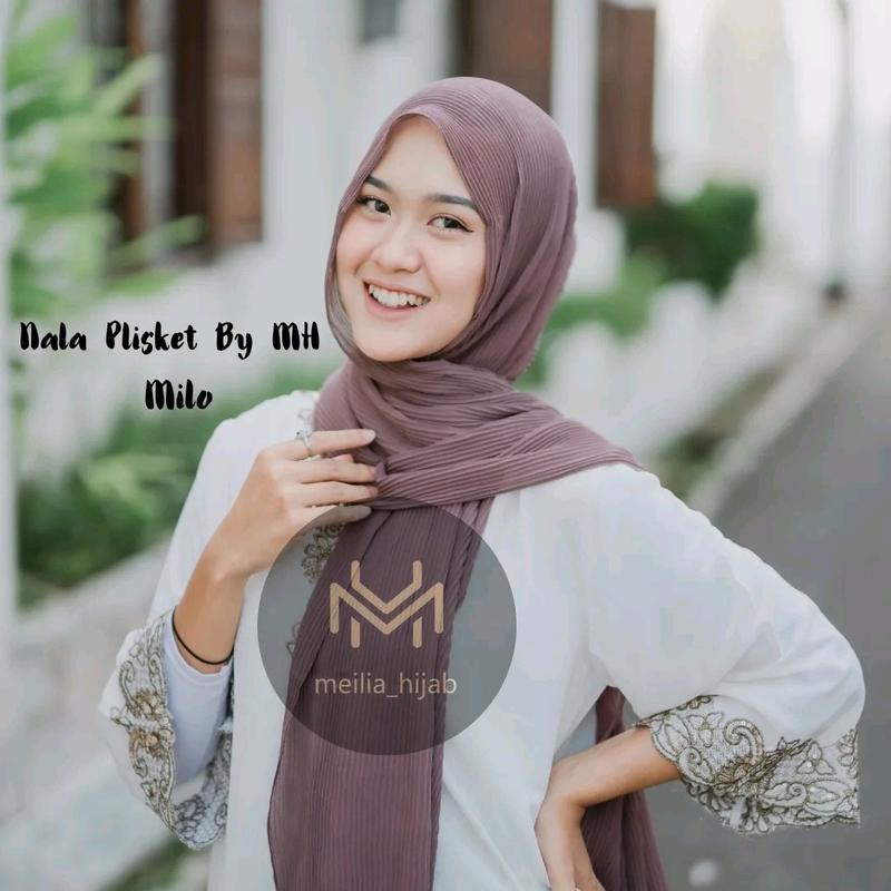 Nala Plisket (hijab pashmina Plisket premium by MH) 5
