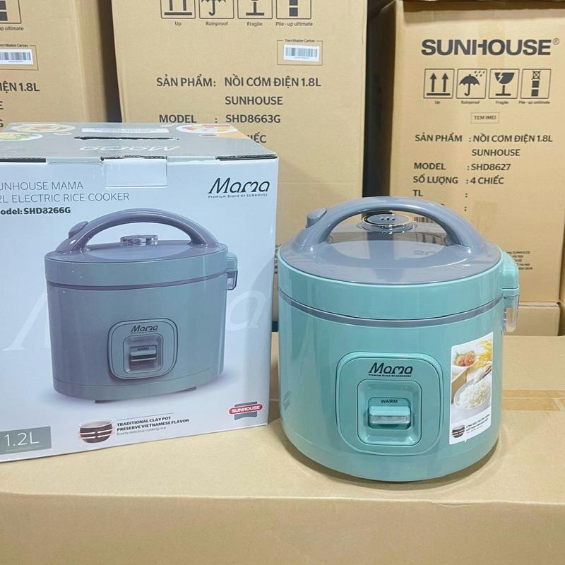NỒI CƠM ĐIỆN 1.2L SUNHOUSE MAMA SHD8266 Hàng chính hãng bảo hành 24 tháng