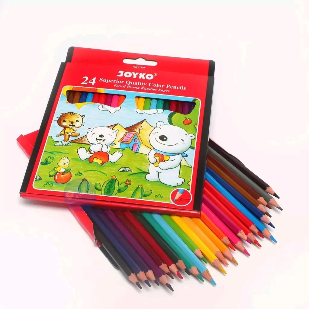 PENSIL WARNA JOYKO - PENSIL WARNA JOYKO 12 WARNA - PENSIL WARNA JOYKO 24 WARNA - PENSIL WARNA JOYKO