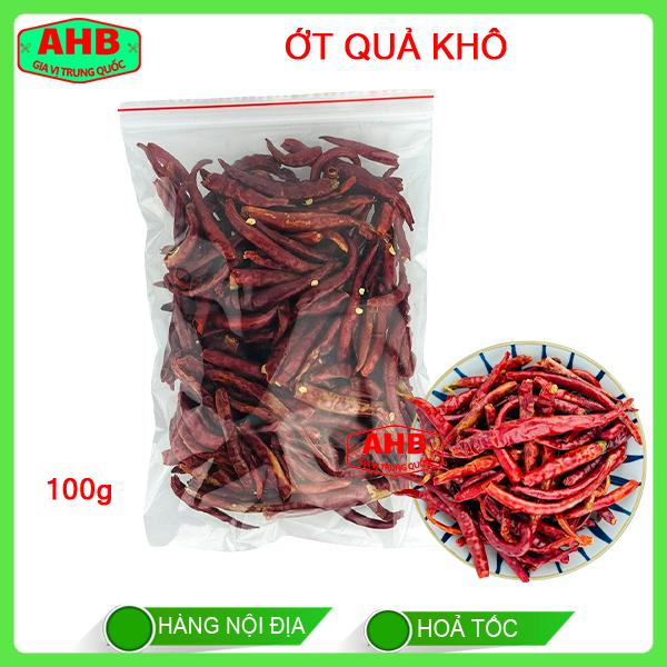 Gia Vị Ớt Quả Khô Cay Hàng Chuẩn 100g - Không Bột