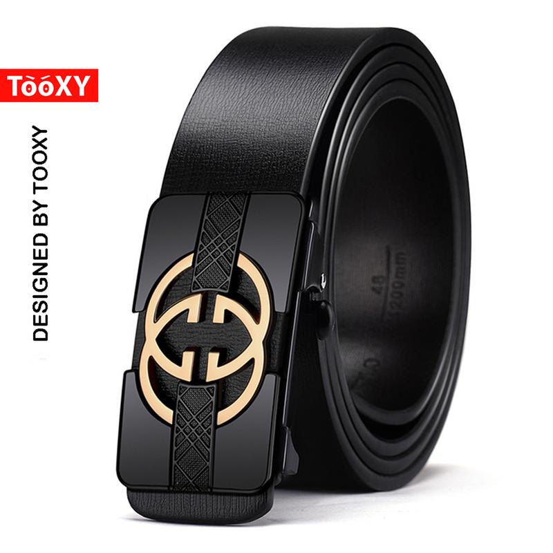 Thắt Lưng Nam Da Cao Cấp, Dây Nịt Phong Cách Hàn Quốc Khóa Tự Động Sang Trọng TL46