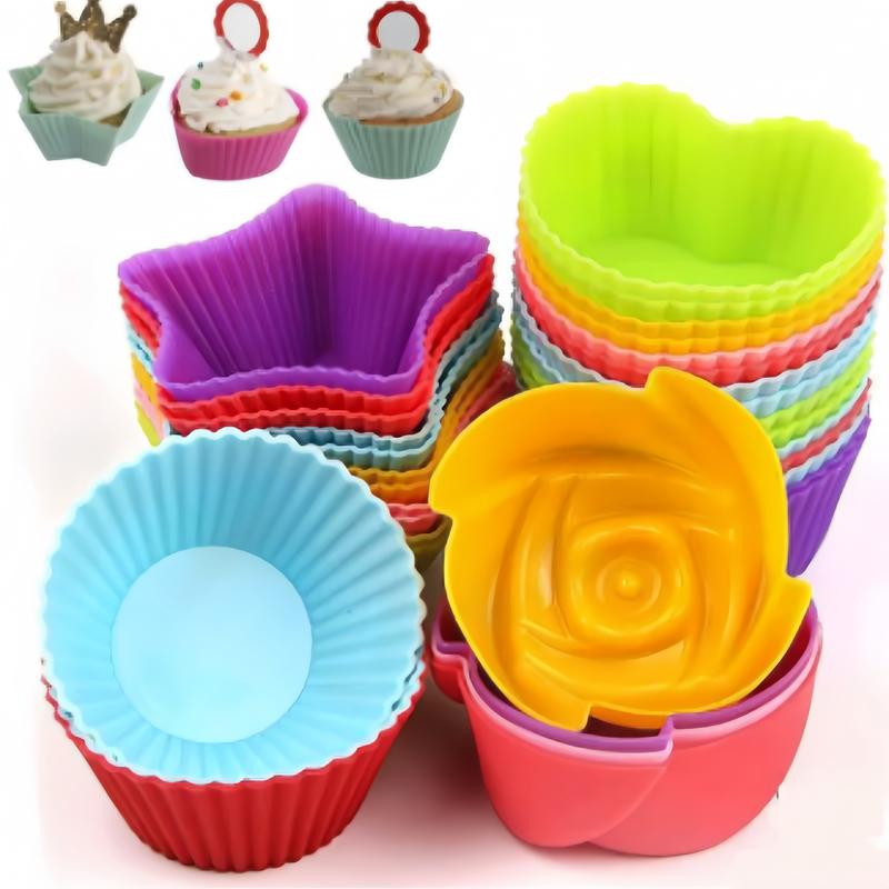 1Pc Cupcake Puto Molder Cake Cup Pudding Mould Baking Gadget - TikTok ...