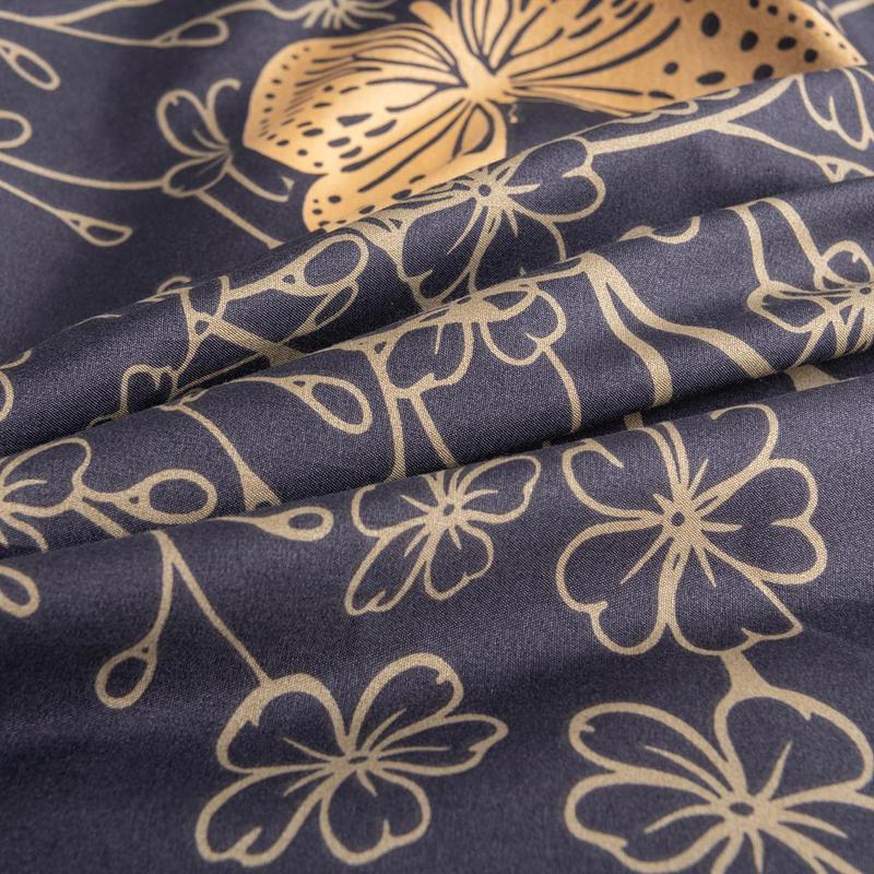 Butterfly Print Duvet Cover & 2 Pillowcase without Filler, 3 Counts Soft Comfortable Bedding Set, Modern Casual Bedding Supplies for Home Bedroom Accessories 7