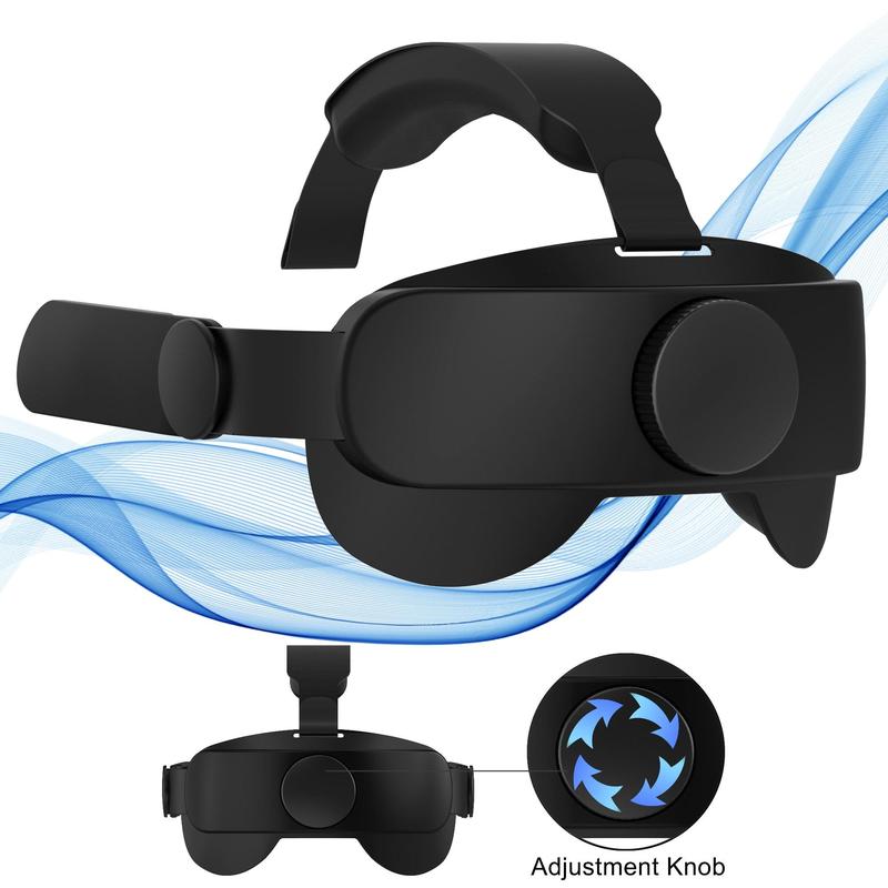 Adjustable VR Headband (1 Box), VR Headband Replacement, Enhanced Comfort Support & VR Gaming Immersion, Compatible with Oculus Quest 2 (Headband Only), Console Accessories 8