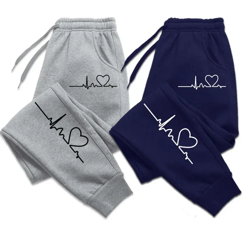 Men Drawstring Sweatpants Sports Casual Harajuku Autumn Winter