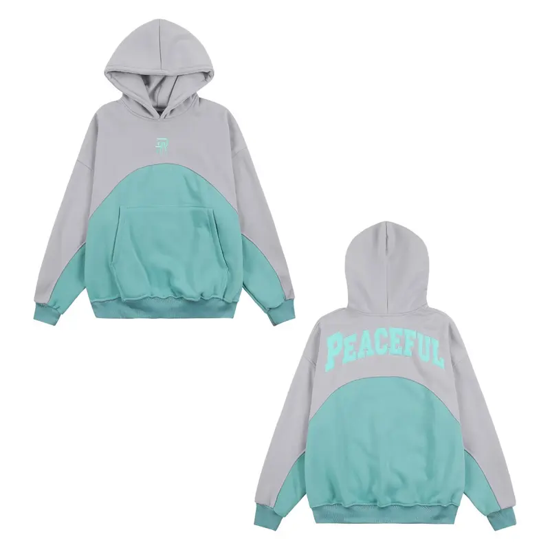 Hoodie THÊU PEACEFUL FROM Boxy NAM - Nữ .phối nhiều màu  đẹp . 4