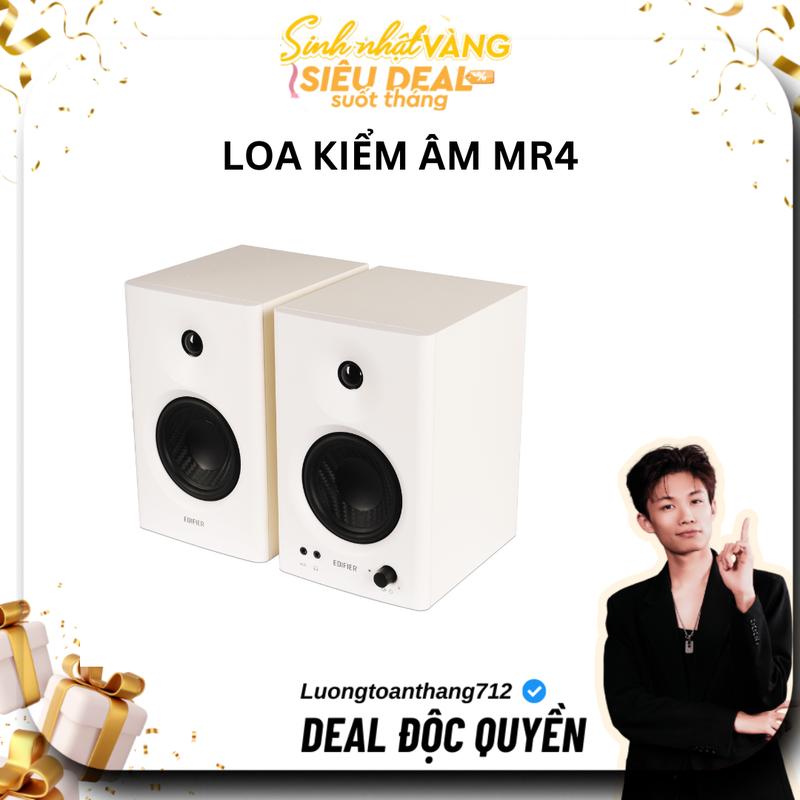 [Livestream] Loa Kiểm Âm EDIFIER MR4 - Bộ loa kiểm âm công suất 42W | Vỏ gỗ chống dội âm | Tweeter vòm 1 inch | Âm thanh siêu trầm | Bảo hành 15 tháng