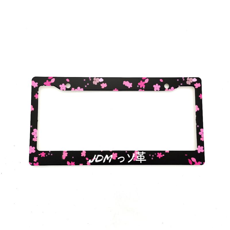 Spot Goods COD 1PCS Car License Plate Frame Standard ABS JDM Style For Decoration Auto Number Plate Frame 7