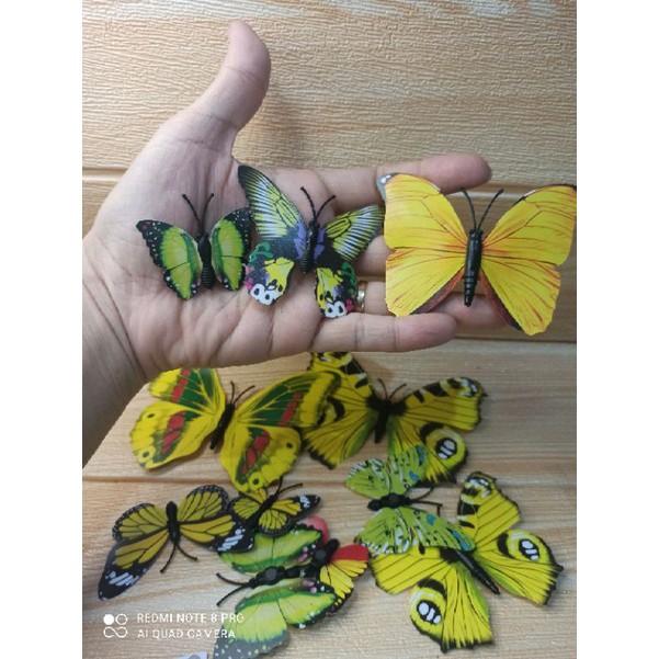 stiker 3d kupu kupu isi 12 8