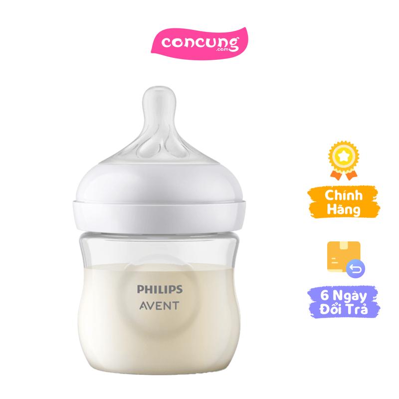 Bình sữa Philips Avent mô phỏng tự nhiên 125ml mẫu mới (SCY900/01, 0M+)