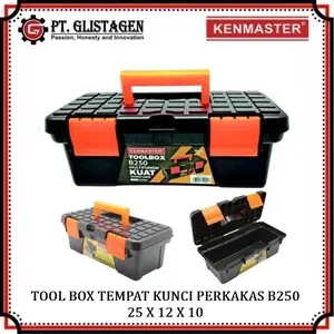 Kenmaster Tool Box Mini Kotak Perkakas Tool Kit Toolbox Plastik Kenmaster B250