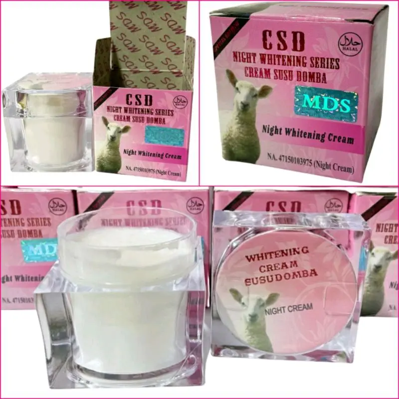 CREAM MALAM CSD PINK Memutihkan Wajah Mencerahkan