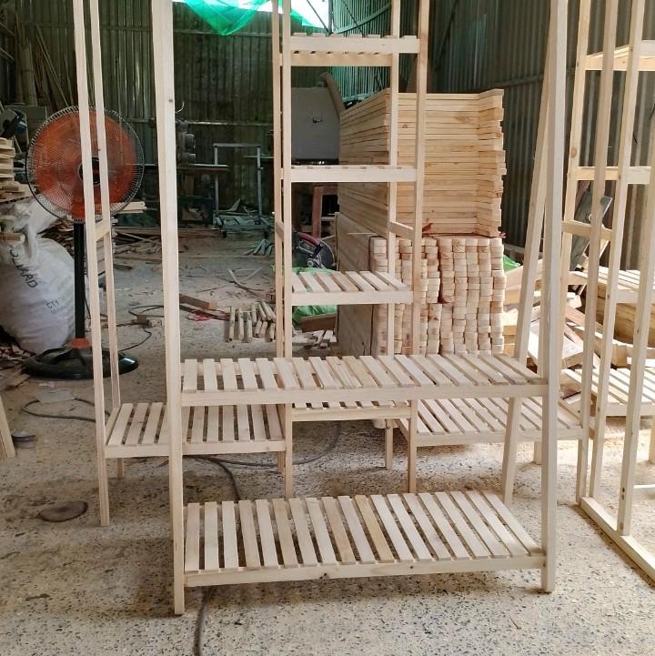 Kệ treo quần áo A 2 tang T'Ha decor 7