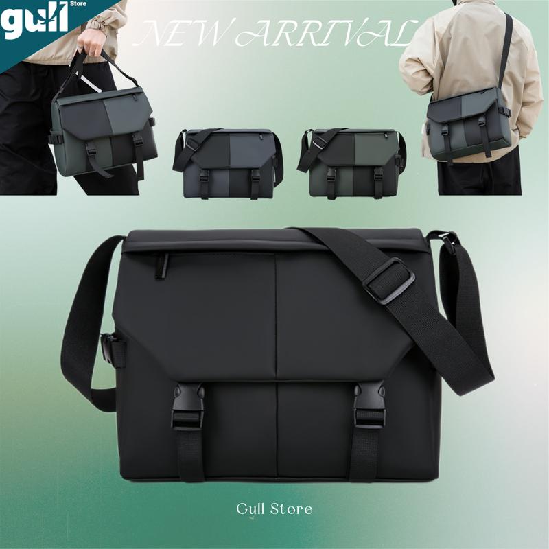 Túi đeo vai nam cao cấp nhiều ngăn đa năng túi chéo dung tích lớn túi đeo chéo đơn giản da chống nước chống mài mòn cặp có quai xách thời trang